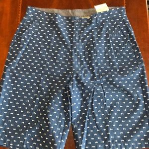 NWT Boca Classics Islandwear Blue/White Fishbones